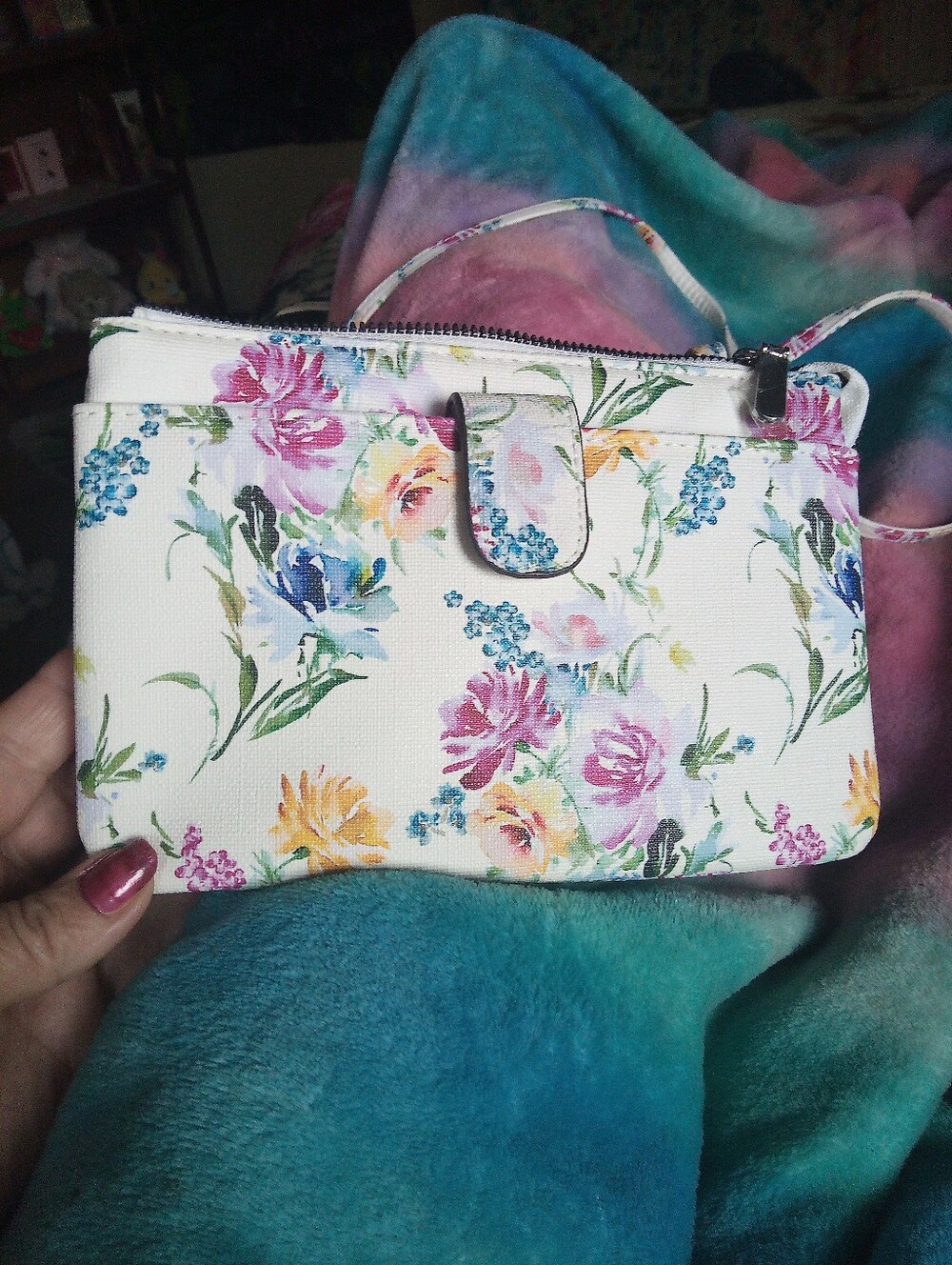 💐FLORAL RFID BLOCKING CROSSBODY WALLET 💐